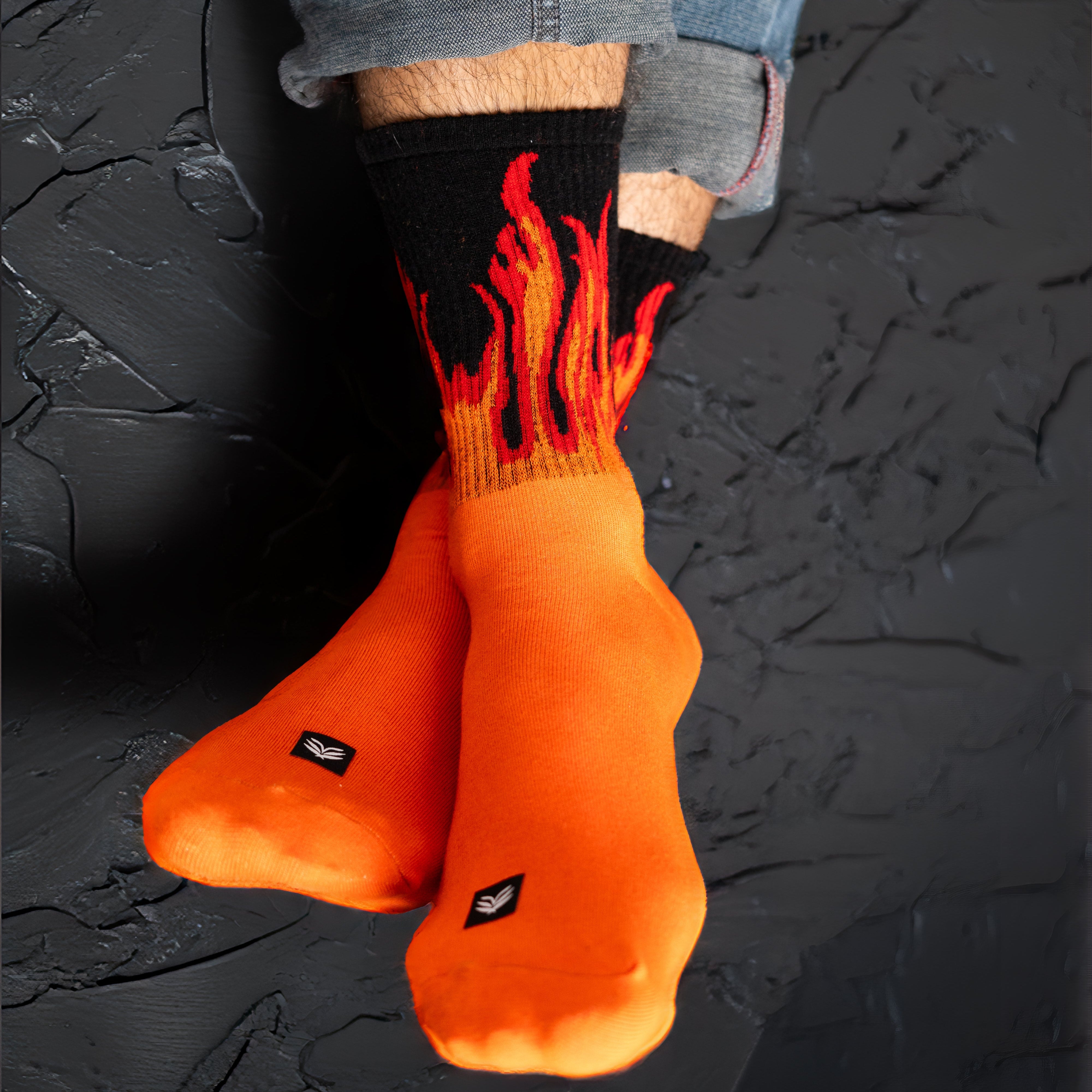 FIRE EDITION - ORANGE/BLACK - RED FLAMES